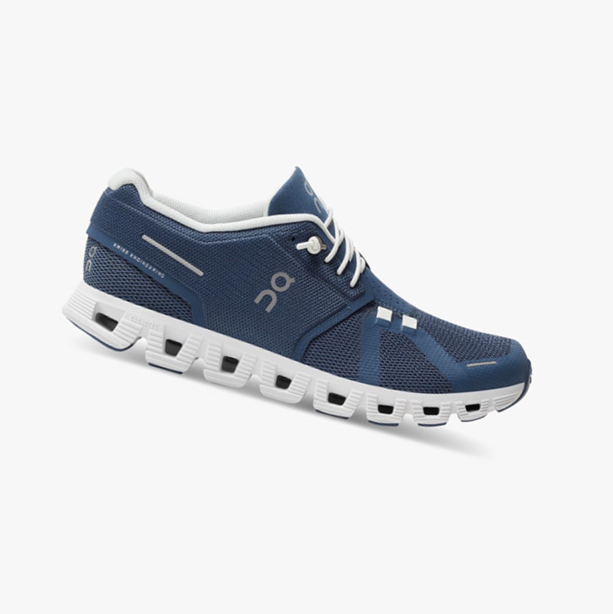 On Running Cloud 5 Ženske Tenisice Denim/White | 8046XUMCJ