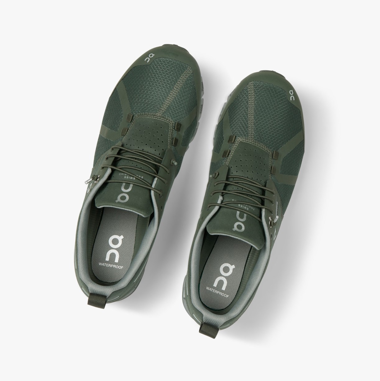 On Running Cloud Waterproof Muške Cipele Za Trčanje Na Cesti Zelene | 0312TMZKA