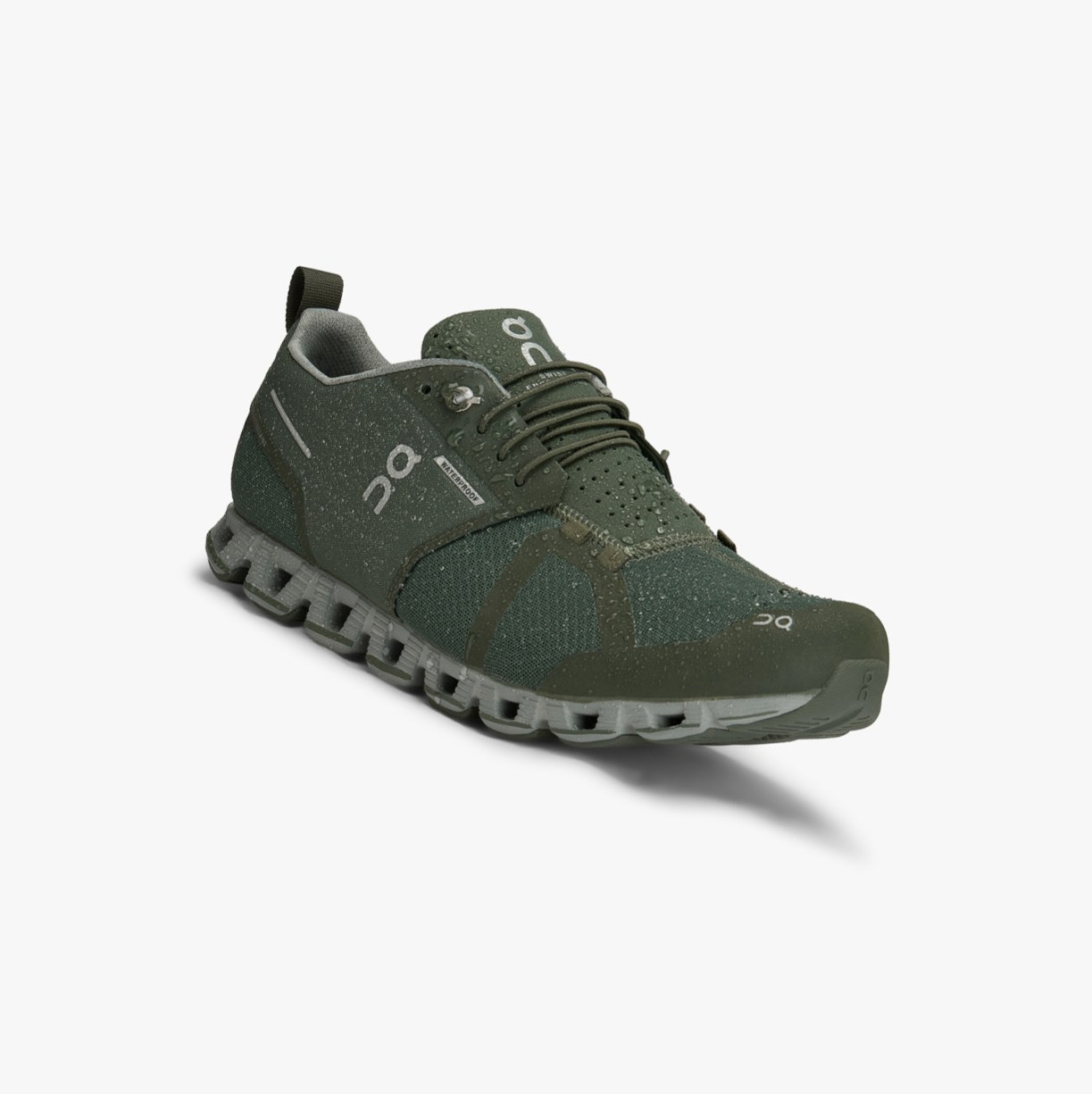 On Running Cloud Waterproof Muške Cipele Za Trčanje Na Cesti Zelene | 0312TMZKA