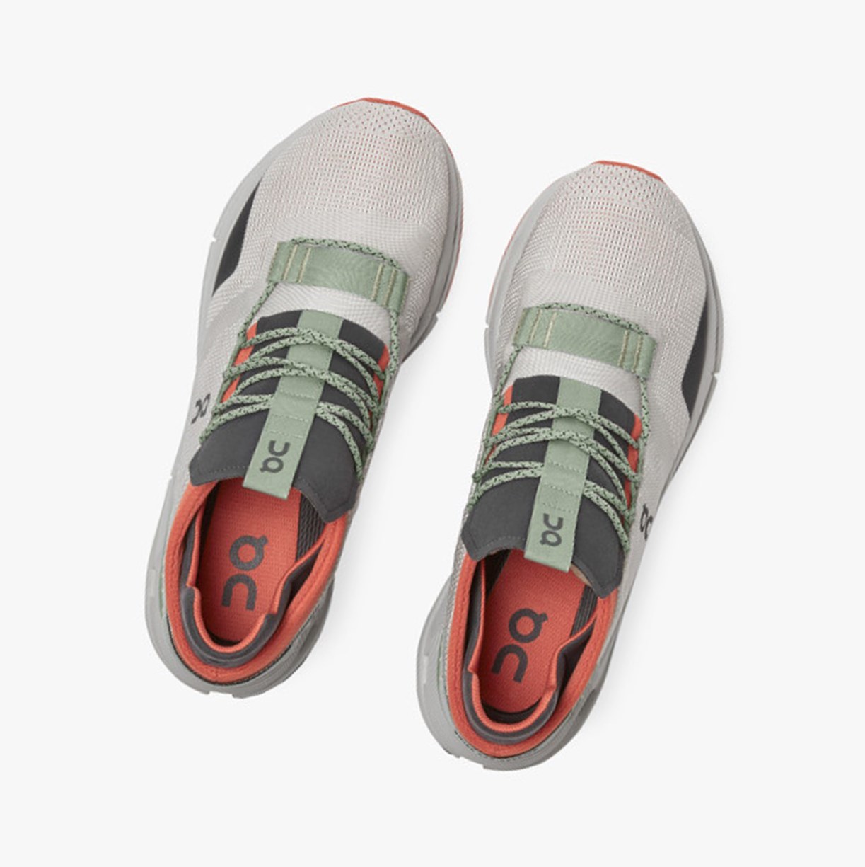 On Running Cloudnova Muške Tenisice Silver/Orange | 3871CPTZV