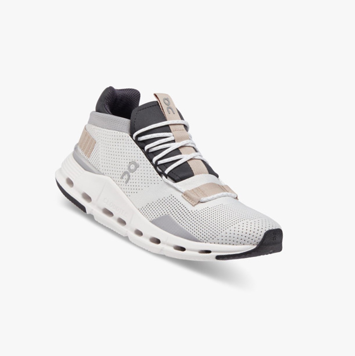On Running Cloudnova Ženske Tenisice White/Sand | 8245VBAYK