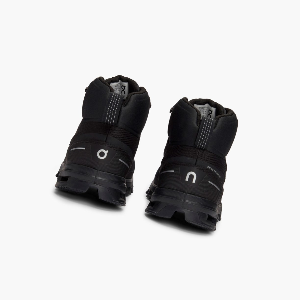 On Running Cloudrock Waterproof Ženske Planinarske Cipele Crne | 0675ULBRK