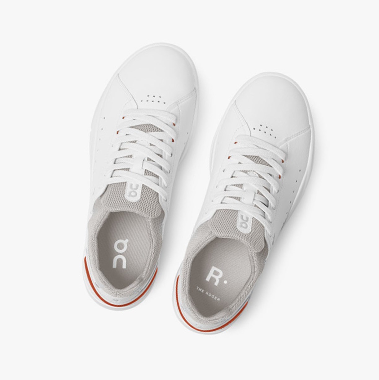 On Running THE ROGER Advantage Muške Tenisice White/Flare | 9648WLNKY