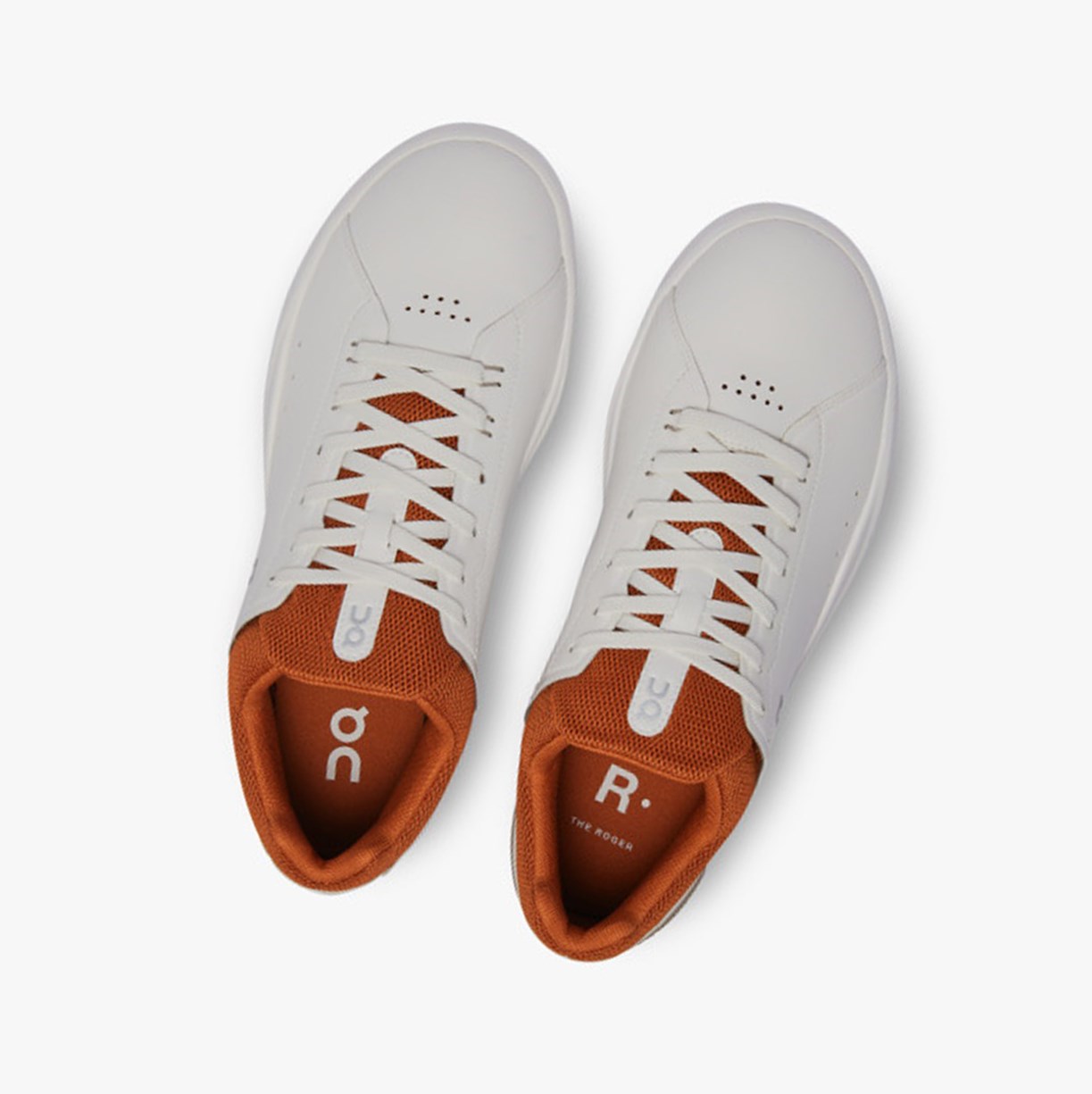 On Running THE ROGER Advantage Muške Tenisice White/Rust | 9724SQUFH