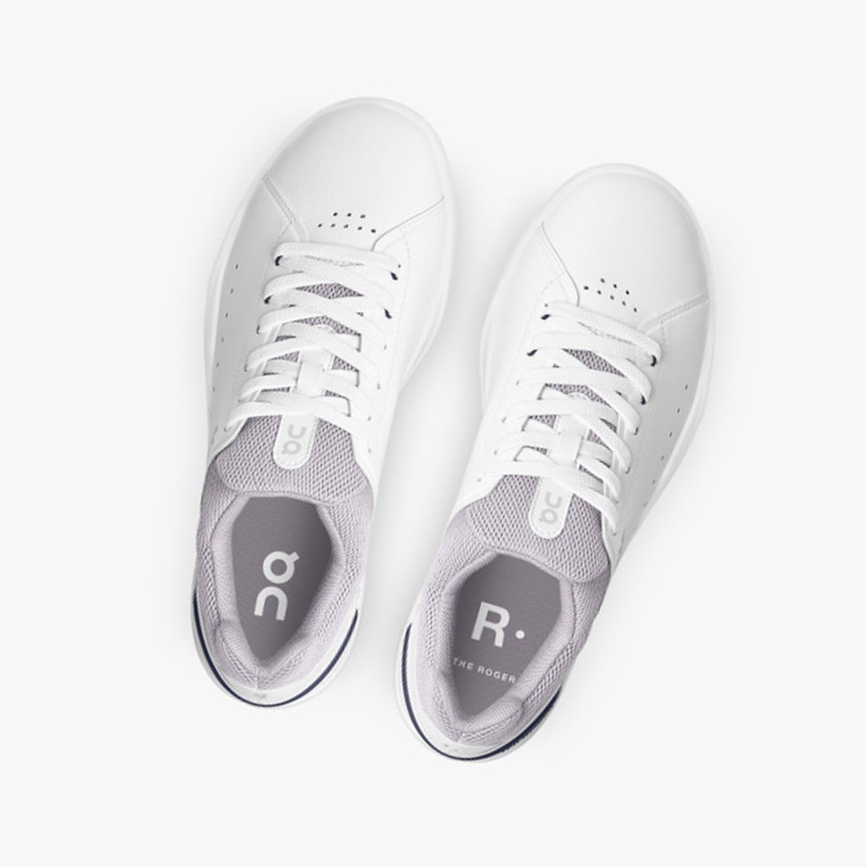 On Running THE ROGER Advantage Ženske Tenisice White/Lilac | 1526FXDMQ