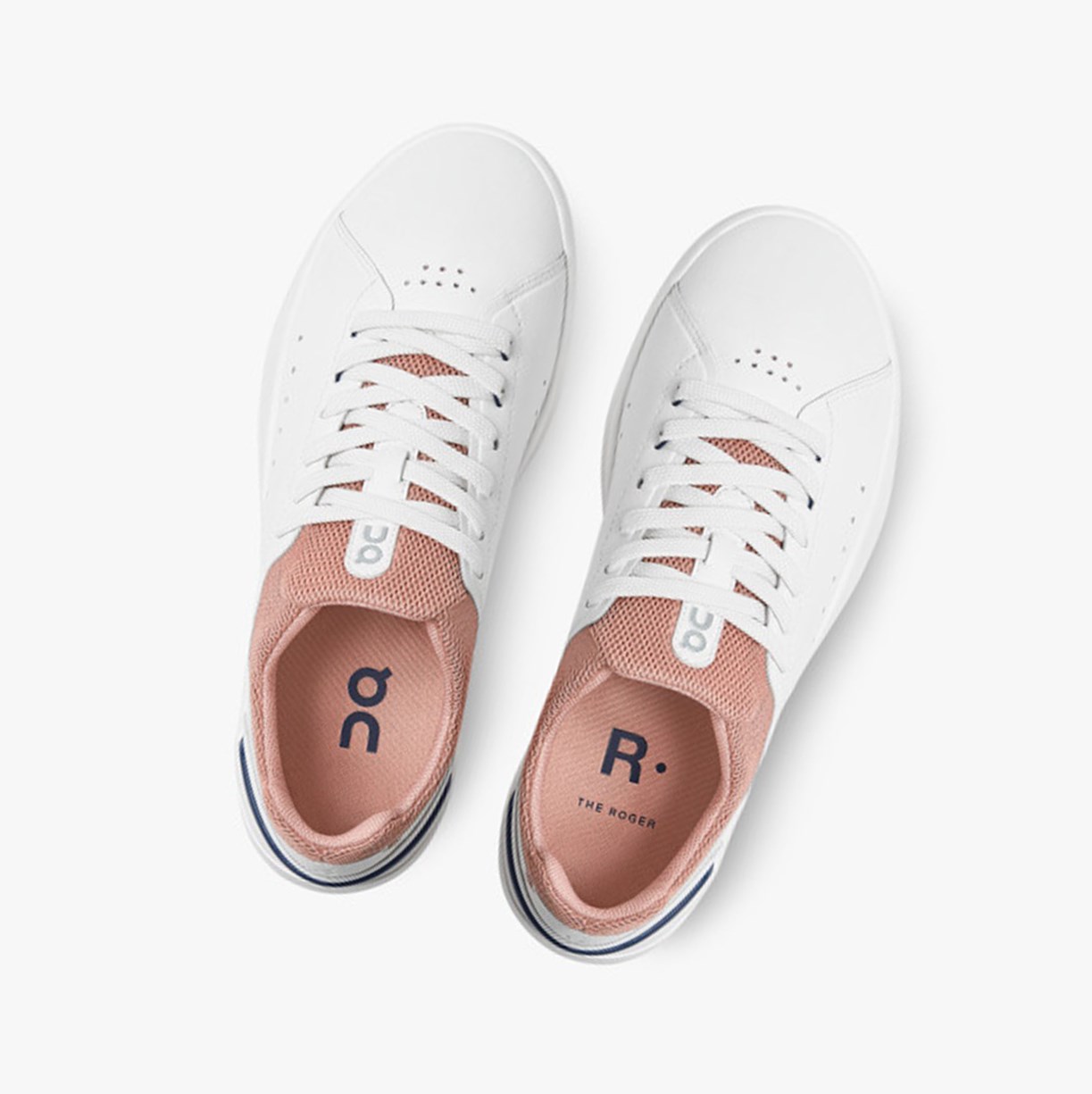 On Running THE ROGER Advantage Ženske Tenisice White/Dustrose | 8019NDQYB