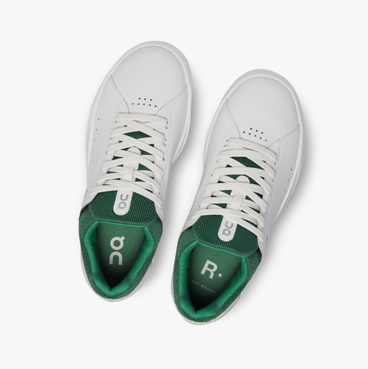On Running THE ROGER Advantage Ženske Tenisice White/Green | 8651TCLYN